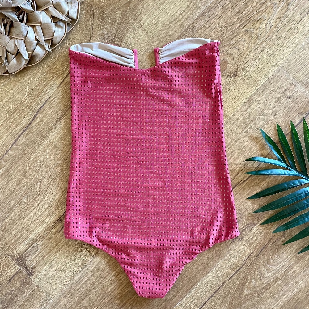 🌼SOLD🌼 Acacia Swimwear Africa Mesh in Lychee - Picture 3 of 5